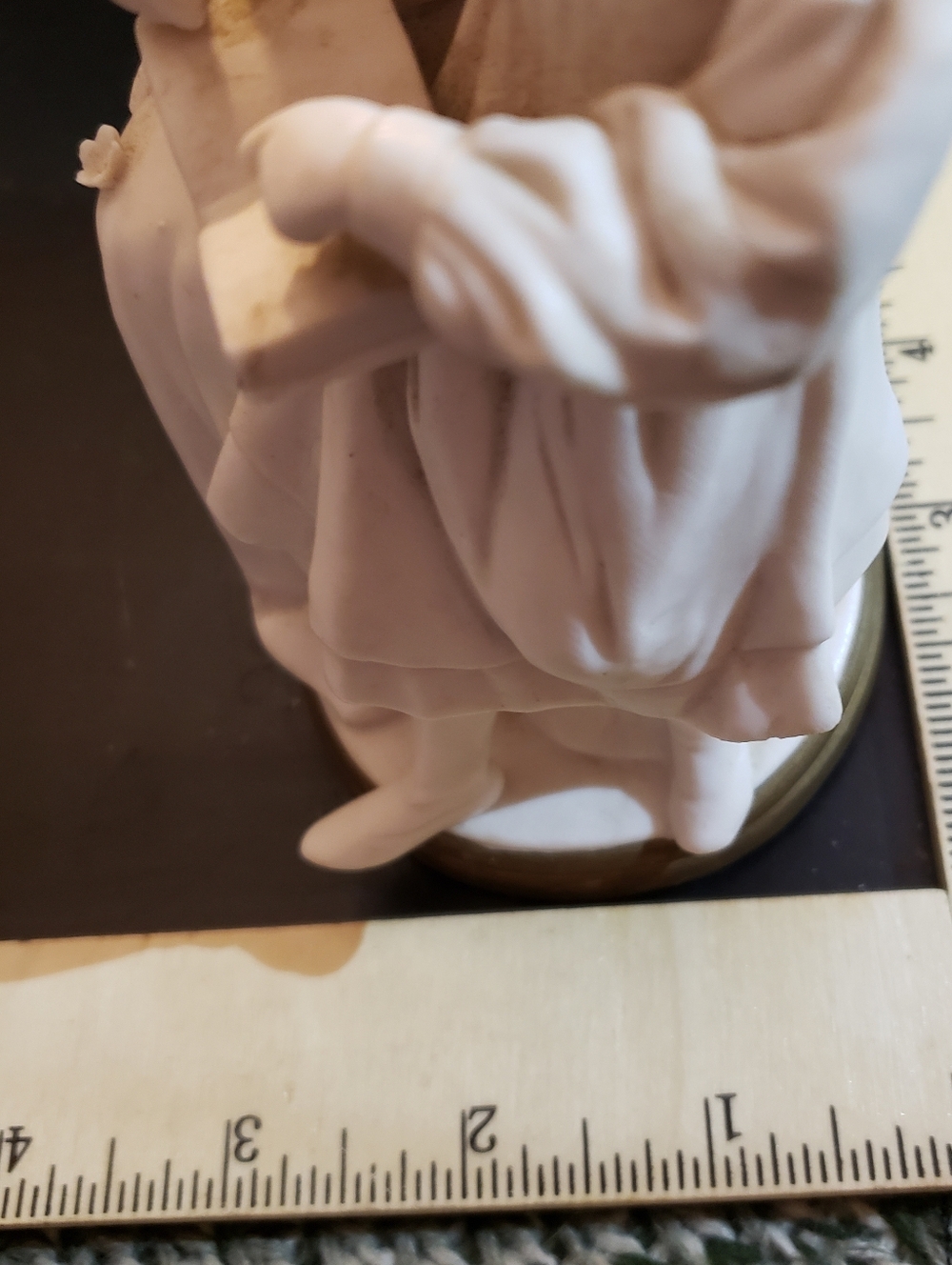 Vintage Goebel Irene Spencer "Hug Me" Bisque Porcelain Mother & Child Lamp Base - Picture 15 of 16